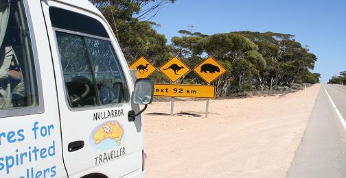 Sur la route du Nullarbor