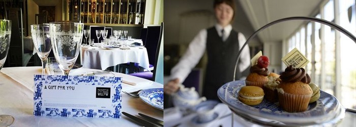 Les clients se délectent de pâtisseries britanniques, cakes, scones, shortbreads et autres brownies, dans de la fine porcelaine de Chine.Crédit photo Mackintosh at the Willow society. Les clients se délectent de pâtisseries britanniques, cakes, scones, shortbreads et autres brownies, dans de la fine porcelaine de Chine.Crédit photo Mackintosh at the Willow society.