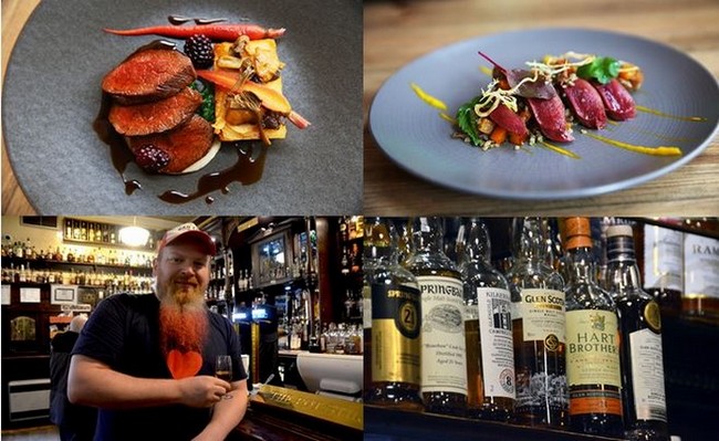 Vivez une véritable expérience gastronomique au Gannet (le fou de bassan en gaélique) ! The Pot Still une institution pour boire un Whisky à Glasgow. Crédit photo David Raynal. Vivez une véritable expérience gastronomique au Gannet (le fou de bassan en gaélique) ! The Pot Still une institution pour boire un Whisky à Glasgow. Crédit photo David Raynal.
