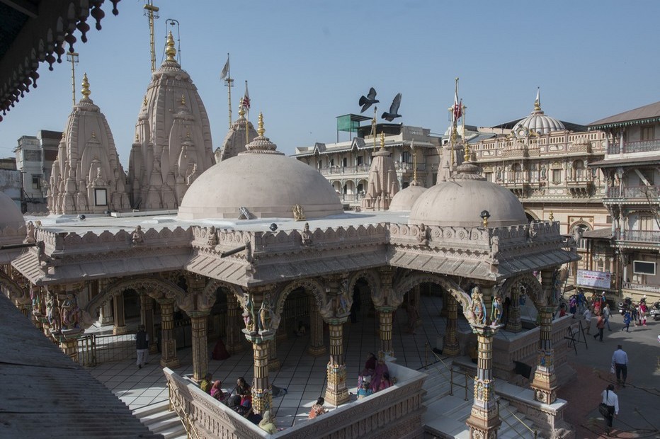 Temple à Ahmedabad (Gujarat ).  C'est à Ahmedabad que le Mahatma a ouvert cette institution spirituelle pour transmettre son enseignement.©Fabrice Dimier