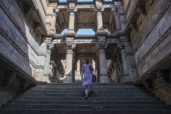 Ahmedabad Puits à degrés        .©Fabrice Dimier