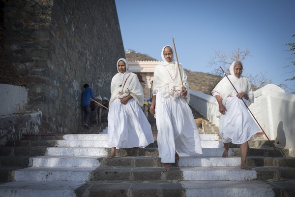 Palitana Pèlerins jaïns           .©Fabrice Dimier