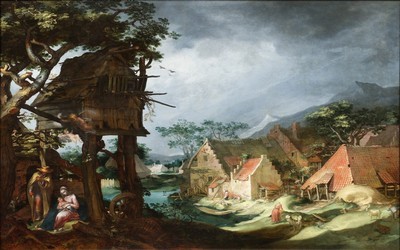 "Paysage champêtre "de Bloemaert