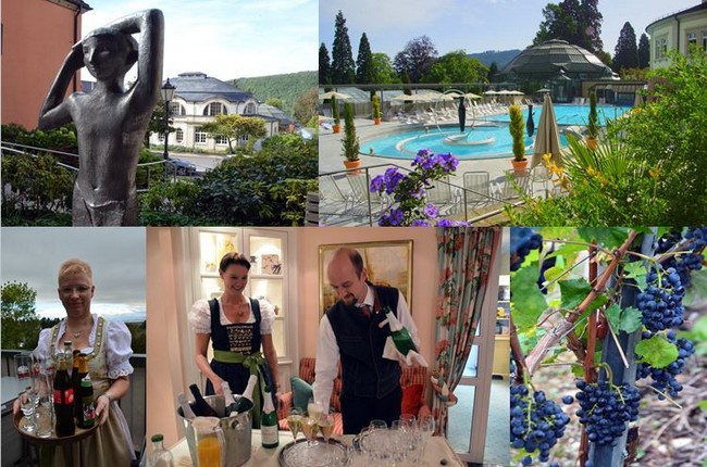 Douceur de vivre à Badenweiler avec une dégustation de bières blondes à l'hôtel Ritter et de crémant au Schwarzmatt. Crédit photo David Raynal.