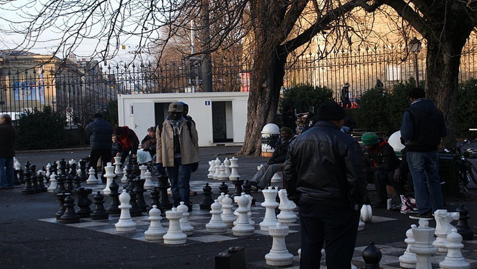 Joueurs d'Echecs quartier des  Bastions