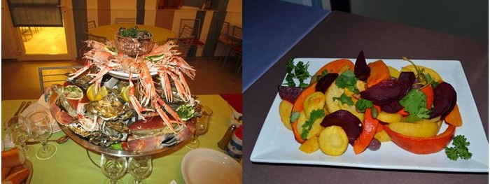 délicieux dîner préparé par Patrice Béranger, le chef cuisinier.@ 4Vents délicieux dîner préparé par Patrice Béranger, le chef cuisinier.@ 4Vents