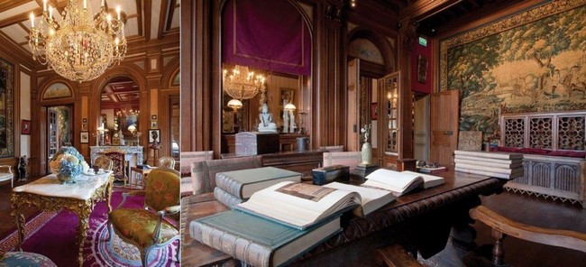Salon et bureau de Louis Mantin, riche bourgeois du XIXème siècle. @ Luc Olivier CDT