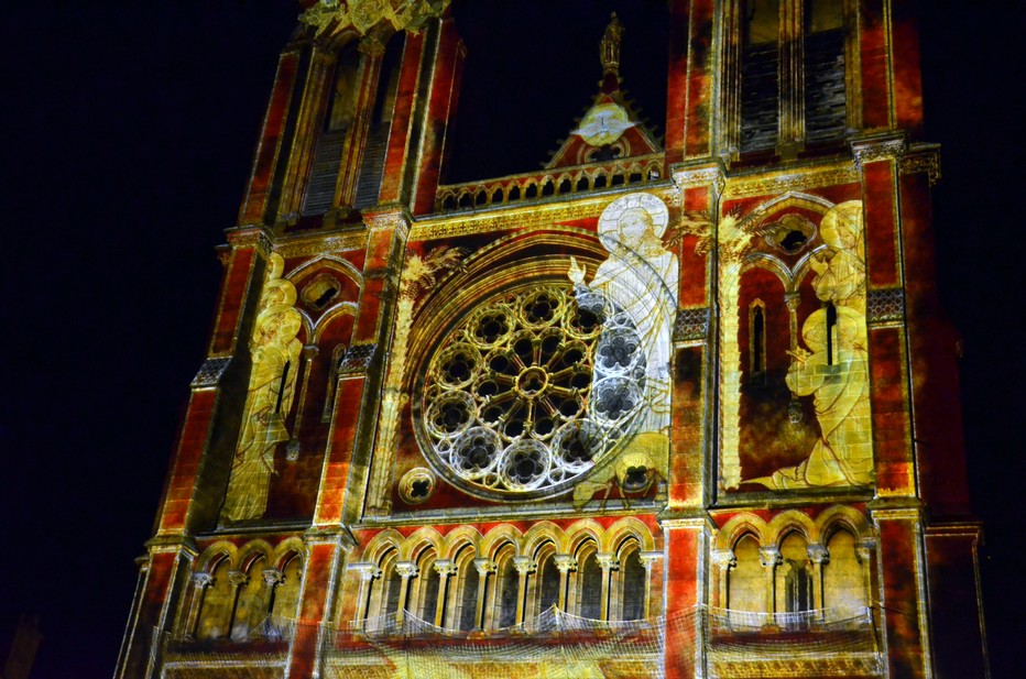 Pleins feux sur la Sacré Coeur. @ David Raynal