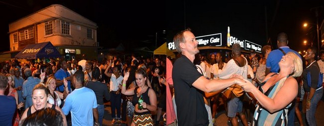 A l’occasion de la « Friday Night Party » habitants et touristes se mêlent et se rassemblent dans les rues devenues piétonnes pour faire la fête et danser en plein air. @ David Raynal