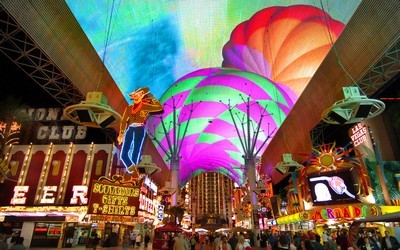 Ambiance nocturne à Las Vegas