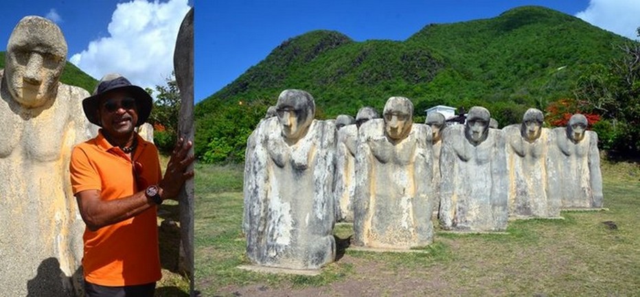 Les statues de Laurent Valère figurent la foule des victimes anonymes de la traite. Crédit photo David Raynal. Les statues de Laurent Valère figurent la foule des victimes anonymes de la traite. Crédit photo David Raynal.