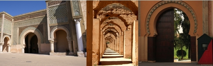 Bab Manssour, vieux grenier à blé, Porte donnant sur le golfe