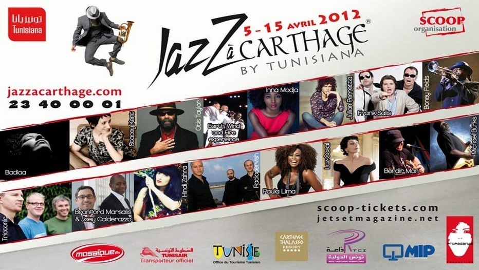 7ème Edition du Jazz à Carthage by Tunisiana : une programmation riche en diversité. 7ème Edition du Jazz à Carthage by Tunisiana : une programmation riche en diversité.