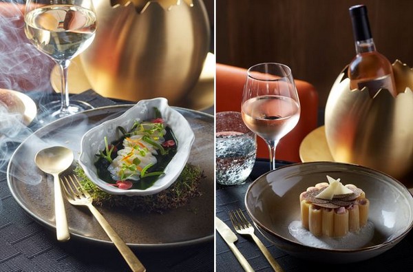 Des plats uniques et originaux réalisés par le chef du Cinq Codet David Maroleau. @ Cinq Codet Des plats uniques et originaux réalisés par le chef du Cinq Codet David Maroleau. @ Cinq Codet