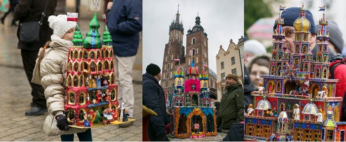 Les participants au concours s’inspirent des plus beaux monuments de Cracovie. Cette tradition se transmet de père en fils. Les maçons Michal et Leon Ezenker, auteurs de la première crèche inspirée de l'architecture cracovienne sont considérés comme les précurseurs du genre - © DR Les participants au concours s’inspirent des plus beaux monuments de Cracovie. Cette tradition se transmet de père en fils. Les maçons Michal et Leon Ezenker, auteurs de la première crèche inspirée de l'architecture cracovienne sont considérés comme les précurseurs du genre - © DR