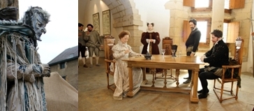 Gargouille, scène du Moyen-âge dans le château-fort de Sedan Gargouille, scène du Moyen-âge dans le château-fort de Sedan
