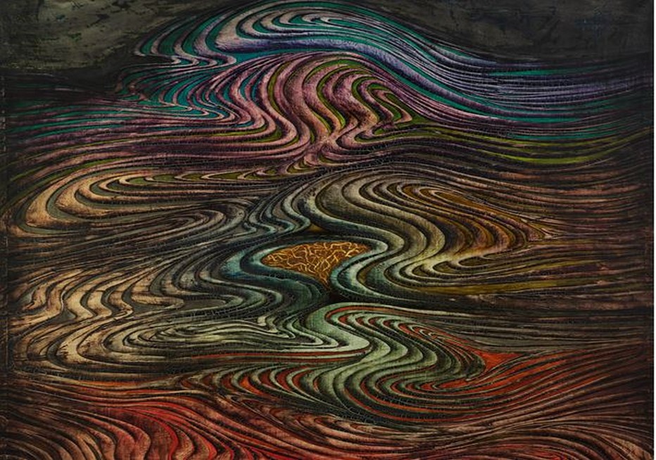 Oeuvre de Simon Hantaï @ Musée des Beaux Arts de Rouen Oeuvre de Simon Hantaï @ Musée des Beaux Arts de Rouen