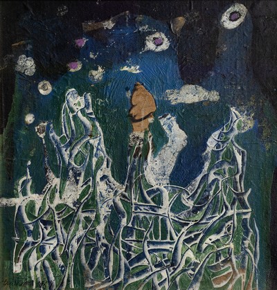 Oeuvre de Simon Hantaï @ Musée des Beaux Arts de Rouen Oeuvre de Simon Hantaï @ Musée des Beaux Arts de Rouen