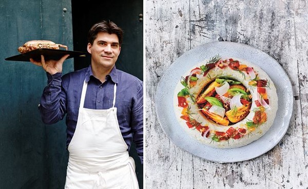 Le Chef Gaël Orieux dans son restaurant Auguste à Paris. @ DR Le Chef Gaël Orieux dans son restaurant Auguste à Paris. @ DR