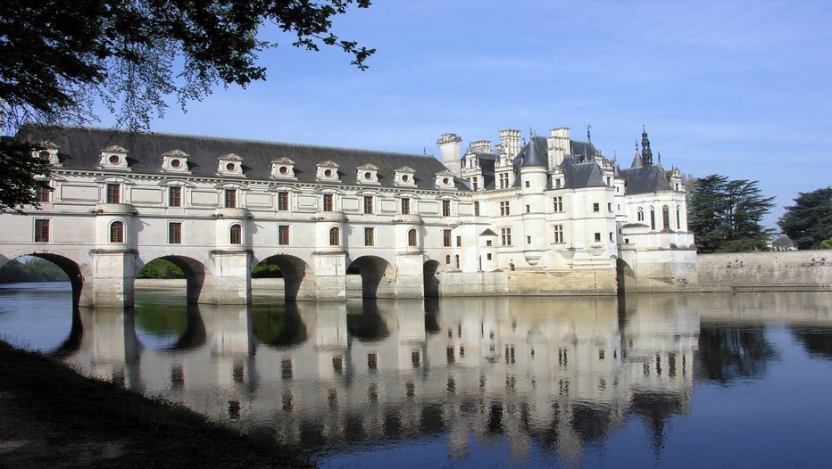 Château de Chenonceau en Indre et loire (France) le plus visité après Versailles