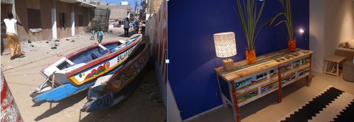 Comme chaque barque est différente,chaque meuble est unique Comme chaque barque est différente,chaque meuble est unique