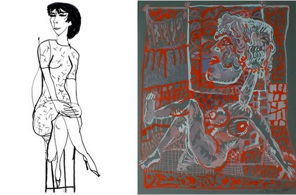 L’exposition qui devait être présentée à Paris jusqu’au 11 avril de ses œuvres confirme que les dessins de Šlitr, comme ses chansons, restent pour le public actuel compréhensibles et attractifs. @ expo Jiří Šlitr - Photo D.raynal L’exposition qui devait être présentée à Paris jusqu’au 11 avril de ses œuvres confirme que les dessins de Šlitr, comme ses chansons, restent pour le public actuel compréhensibles et attractifs. @ expo Jiří Šlitr - Photo D.raynal