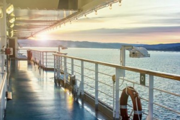 Sur le pont des navires Corsica Ferries. @ DR