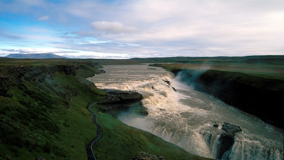 Chute d'eau Gullfoss Chute d'eau Gullfoss