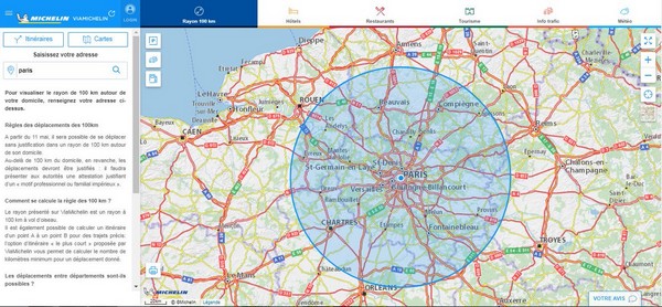 Voyage 2.0 - « Rayon 100 » et «#Explore la France » deux applications pour bien se déconfiner à moins de 100 km