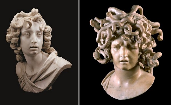 Le Bernin a donné à l’héritage du Caravage une nouvelle direction avec sa sculpture.@Olivier Middendorp. Le Bernin a donné à l’héritage du Caravage une nouvelle direction avec sa sculpture.@Olivier Middendorp.