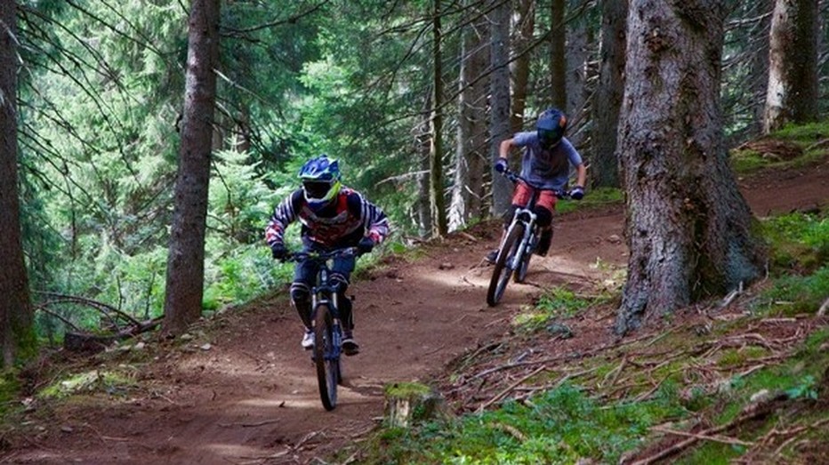 Bike Park des Carroz totalisent plus de 14 kilomètres de plaisir dédié au pilotage.  De quoi combler tous les styles de pratiquants, de la piste verte à pratiquer en famille jusqu’à la double noire des Championnats de France.@ DR