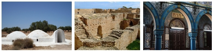 Mosquée souterraine, magnifiques ruines à préserver, entrée synagogue (Djerba)