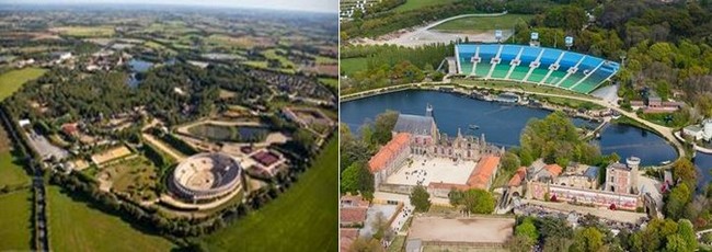 Les visiteurs peuvent en toute sécurité accéder aux spectacles époustouflants.Le Puy du Fou c'est plus de  150 ha de nature luxuriante et préservée. @  Pinterest  et Trip Advisor