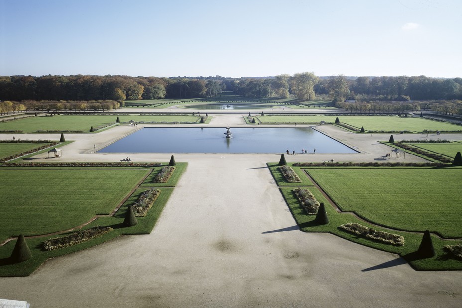 Le grand-parterre à Fontainebleau. Crédit photo D.R.