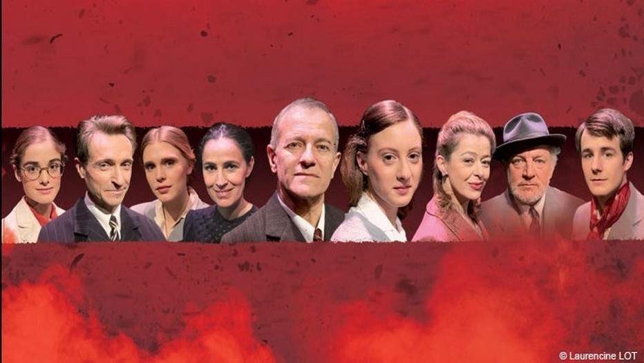 la distribution au complet de la pièce Anne Frank au Théâtre de la Rive-Gauche à Paris (Copyright Lot) la distribution au complet de la pièce Anne Frank au Théâtre de la Rive-Gauche à Paris (Copyright Lot)