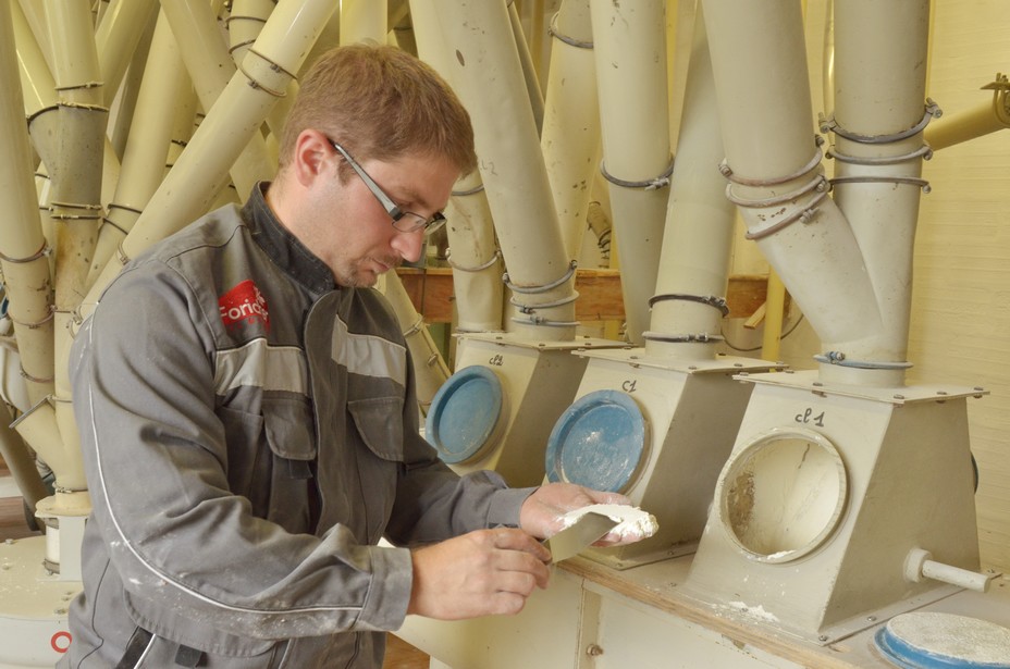 Dans l’antre de la fabrication des farines Foricher. ©Farines Foricher Dans l’antre de la fabrication des farines Foricher. ©Farines Foricher