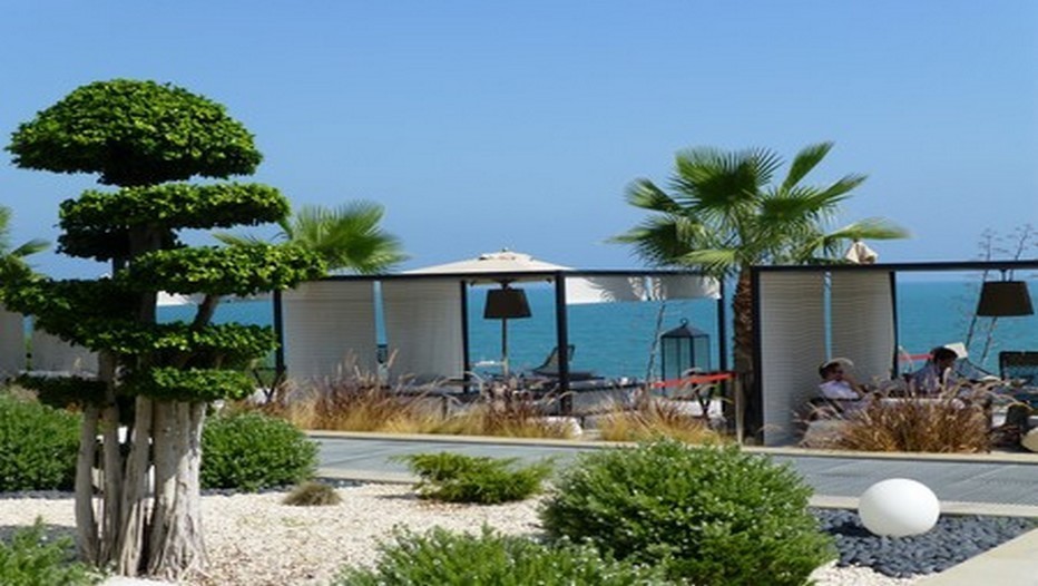 Détente avec vue sur la mer au Mövenpick Hotel Gammarth à Tunis (Photo Catherine Gary)