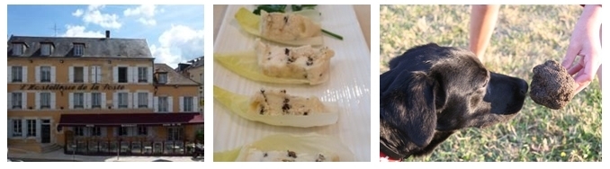 L'Hostellerie de la Poste à Clamecy, " Parfait aux perles noires et aux marrons confits"  recette de Jean-Luc Barnabet, Cavage (photo Patrice d'Arfeuille) L'Hostellerie de la Poste à Clamecy, " Parfait aux perles noires et aux marrons confits"  recette de Jean-Luc Barnabet, Cavage (photo Patrice d'Arfeuille)