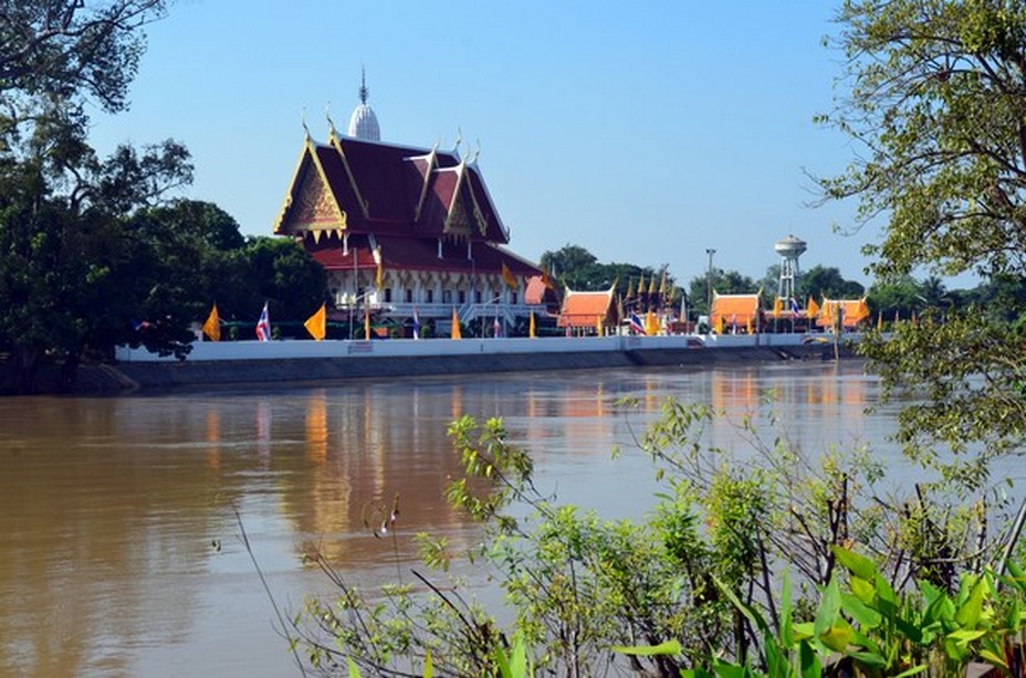 La ville d'Ayutthaya construite au bord de l'eau,   au croisement de trois rivières, Mae Nam Lopburi, Pasak et Chao Phraya,@ David Raynal