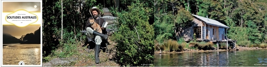 David Lefèvre dans sa cabane au coeur de l'île de Chiloé au Chili (Photos David Lefèvre)