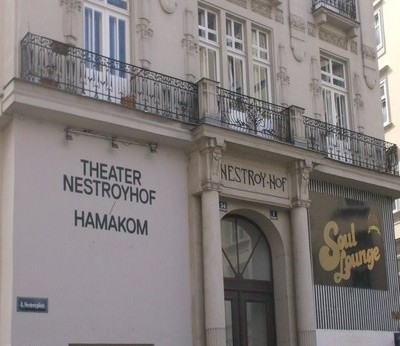 théâtre Nestroyhof- Hamakom construit au début du XIXe siècle par l'architecte Oskar Marmorek  (photo Isolde.J)
