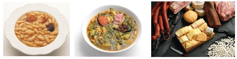 Plat le Fabada, ragoût de haricots, spécialités locales (Photos Catherine Gary et Infoasturias) Plat le Fabada, ragoût de haricots, spécialités locales (Photos Catherine Gary et Infoasturias)