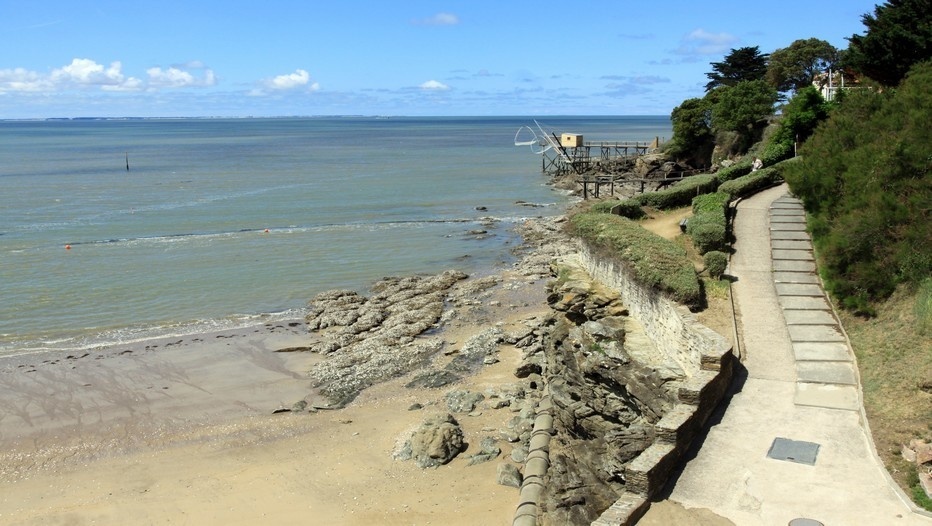 Promenade jusqu'à la mer depuis l'Hôtel de Thalasso Alliance Pornic (Photo David Raynal)