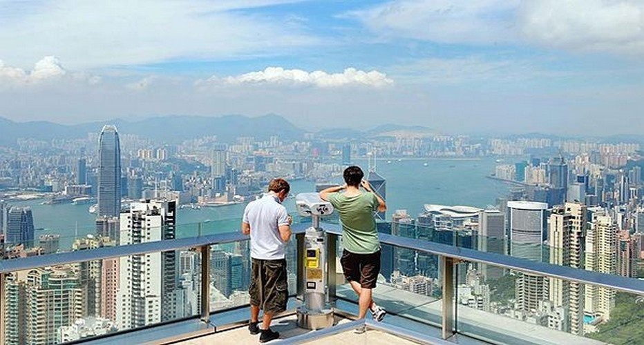 Vue générale sur la baie de Hong-Kong (Photo Laurent Fievet/AFP/Getty Images)