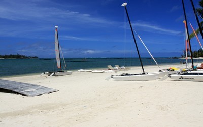 Sur la plage paradisiaque du Constance (Photo David Raynal) Sur la plage paradisiaque du Constance (Photo David Raynal)