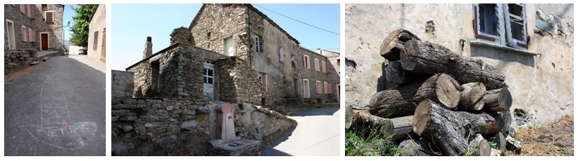 Vues du petit village de Grate dans la vallée du Rostino (photos David Raynal). Vues du petit village de Grate dans la vallée du Rostino (photos David Raynal).