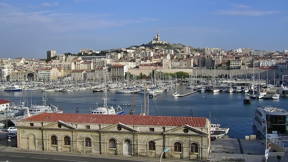 Vue sur le vieux port de Marseille (Photo LD)