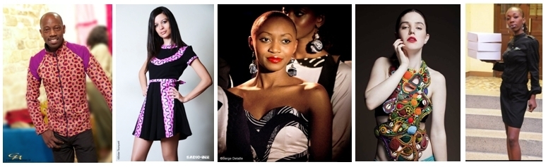 1/ Le styliste Sadio-Bee 2/Création Sadio Bee 3/ Le mannequin habillé par Sadio-Bee porte les bijoux Keur-Caro 4/ Bustier création de Toubab bijoux 5/ Aïcha Ballo, restaurant-traiteur l' Afro-Goumet (Photos L.D.) 1/ Le styliste Sadio-Bee 2/Création Sadio Bee 3/ Le mannequin habillé par Sadio-Bee porte les bijoux Keur-Caro 4/ Bustier création de Toubab bijoux 5/ Aïcha Ballo, restaurant-traiteur l' Afro-Goumet (Photos L.D.)