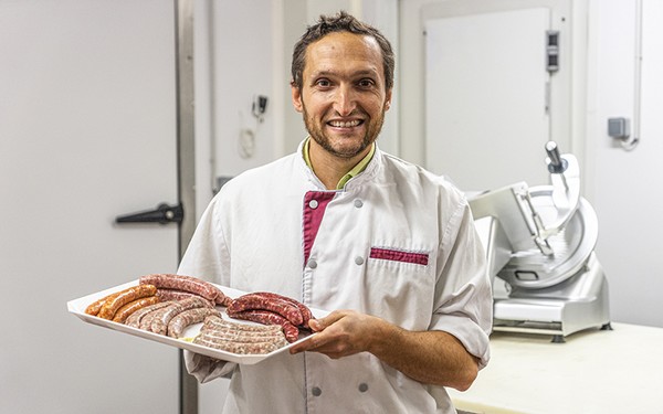 Maxime  Magne, artisan boucher-charcutier bio à Brive @ Nogalia