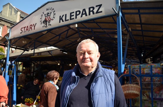 Le président  depuis 25ans du célèbre marché Stary Kleparz à Cracovie. @ David Raynal